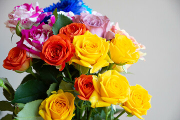 カラフルな花束