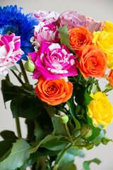 カラフルな花束