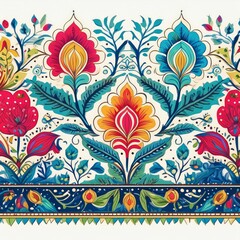 seamless pattern with flowers