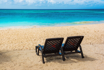 Tropical Caribbean beach, Dominican Republic