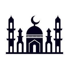 Mosque Vector Silhouette