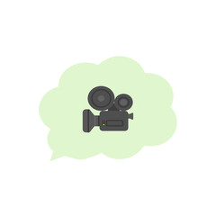 Video icon in speech bubble