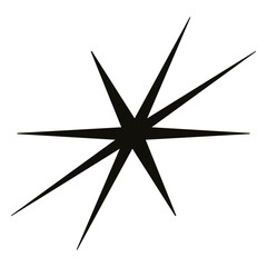 Sparkle shape png, transparent background