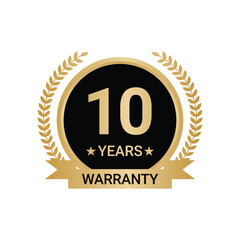 10 Years Warranty vector, 10 Years Warranty Logo