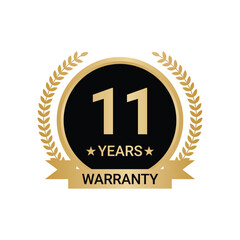 11 Years Warranty vector, 11 Years Warranty Logo