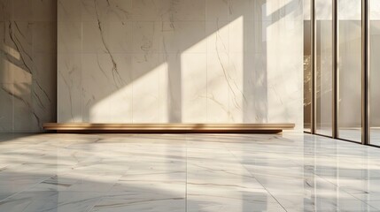 Polished marble wall with elegant sheen