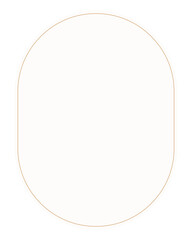 Aesthetic oval png frame sticker, transparent background