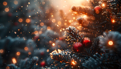 Fototapeta premium christmas background