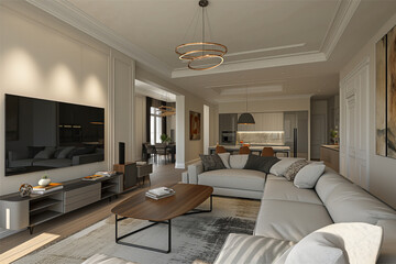 Fototapeta premium Interior Design for Living Spaces