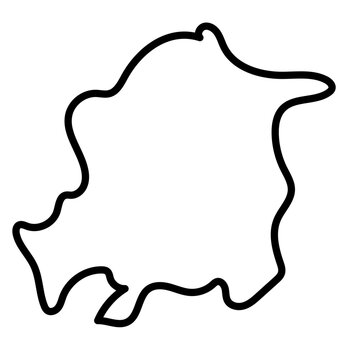 Yaracuy vector map design