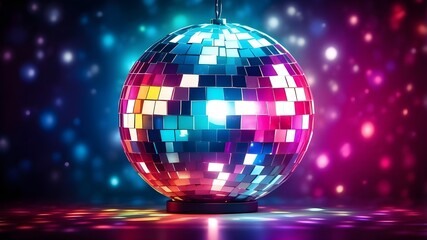 disco ball with lights, 