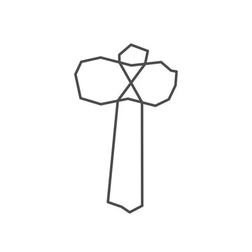 recommend clip art: Stone axe line outline icon