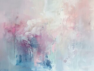 Soft hues blending in dreamy abstraction