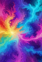 Abstract Cosmic Swirl