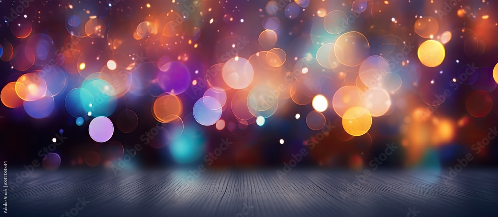 Aufkleber colorful bokeh background. creative banner. copyspace image
