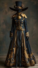 vintage lady representing law and justice