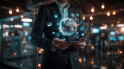 The Holographic Global Interface