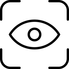 Eye icon. Eye symbol.	