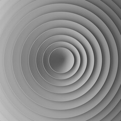 Obraz premium Gentle gray circles ideal for clean digital visuals.