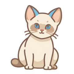 Cat transparent, cute cat, simple icon, can be used conveniently and easily.
