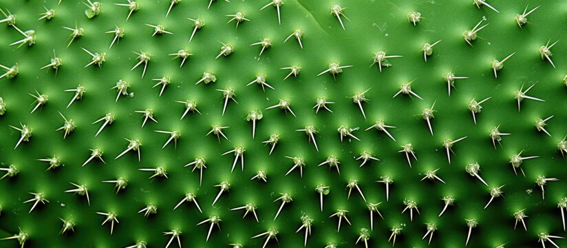 cactus texture green. Creative banner. Copyspace image