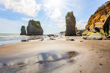 Coastal cliffs on the coast