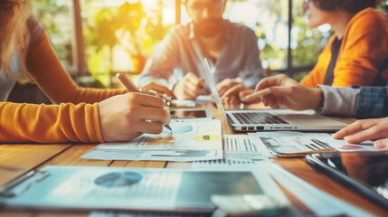 In a financial planning session, experts discuss interest rates and dividends, strategizing to maximize income and return on investment in percentage, with a clear emphasis on inco