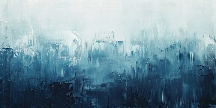 Oil paint strokes on wide canvas textured background decorating art painting illustration, generated ai	
