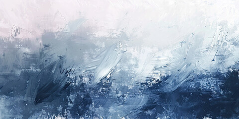 Oil paint strokes on wide canvas textured background decorating art painting illustration, generated ai	
