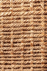 Fototapeta premium Jute Canvas Cloth Hessian Sack Texture Background Natural Organic Fiber Fabric