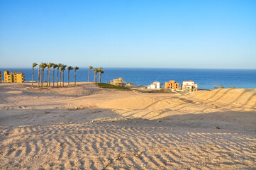 View of the Red Sea from the Egyptian Desert