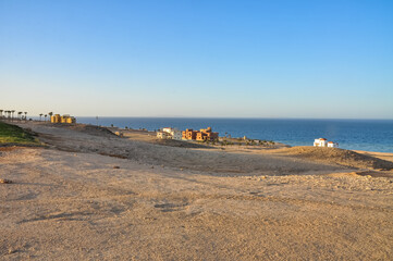 View of the Red Sea from the Egyptian Desert