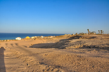View of the Red Sea from the Egyptian Desert