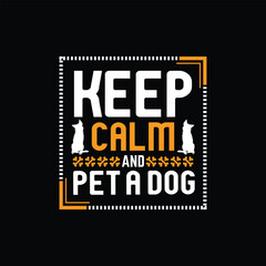 Dog typographic t shirt design vector graphic - Dog Lover quotes design.