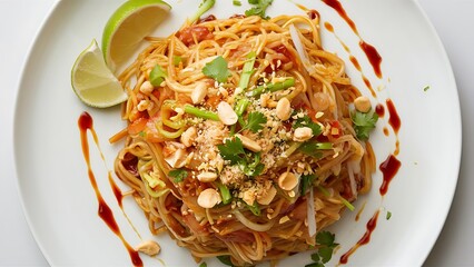 A delectable, Instagram-worthy shot of Pad Thai