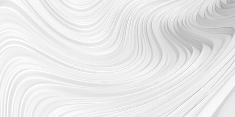 Folded textile white cloth. Abstract white background with smooth lines