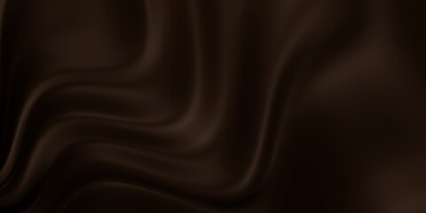 Fototapeta premium Hot chocolate texture tasty background. Melted liquid