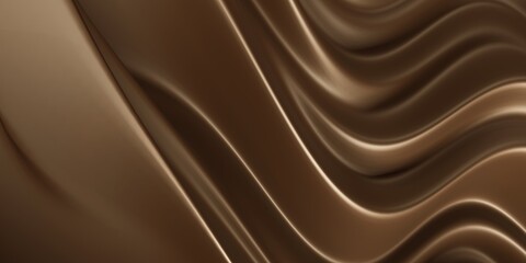 Hot chocolate waves texture. Tasty delicious liquid hot cocoa lava background