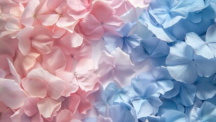 Obraz premium a image of a close up of a flower with a pink and blue background