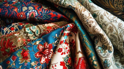 A textile motif is a design or ornament that recurs on a fabric or textile surface showing a range of variations in design style and cultural inspirations
