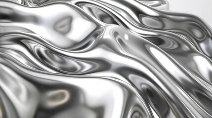 Abstract Liquid Metal Texture, Generative AI