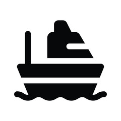 Get this amazing icon of yacht in editable style