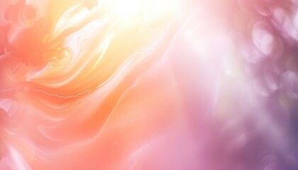 Obraz premium abstract background in delicate tones, smooth iridescence of lines, floral motif