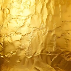 Metallic Gold Texture Background - Shiny Wrapping Paper or Bright Yellow Wallpaper for Design Decoration Elements
