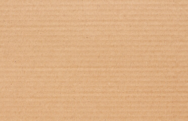 Cardboard sheet texture background, detail of recycle brown paper box pattern.