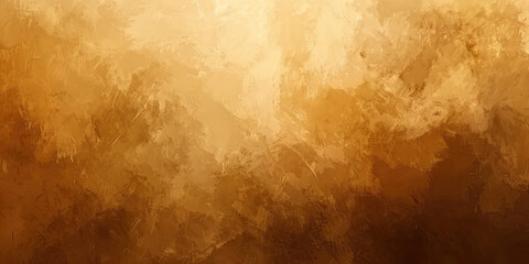 Oil paint strokes brown beige on wide canvas textured background decorating art painting illustration, generated ai  © dan