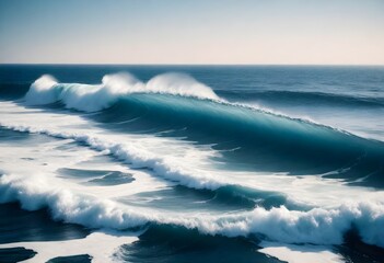 Obraz premium sea ​​water waves photo