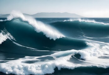 Obraz premium sea ​​water waves photo