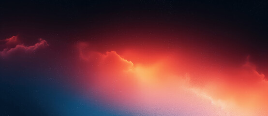 Fototapeta premium Abstract Gradient Background with Dark Blue and Red Blurred Grainy Texture for Design