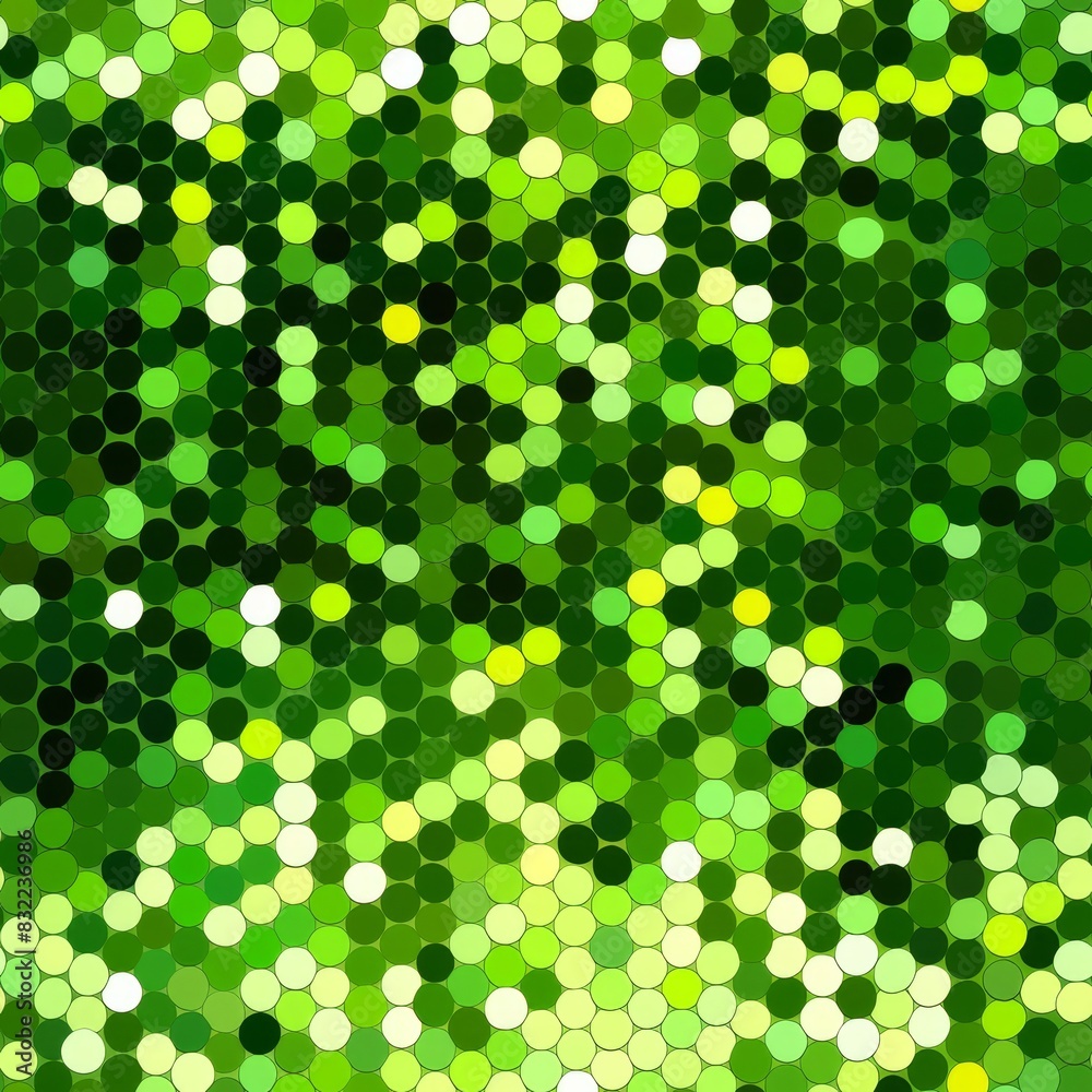 Wall mural abstract green bokeh light pattern background